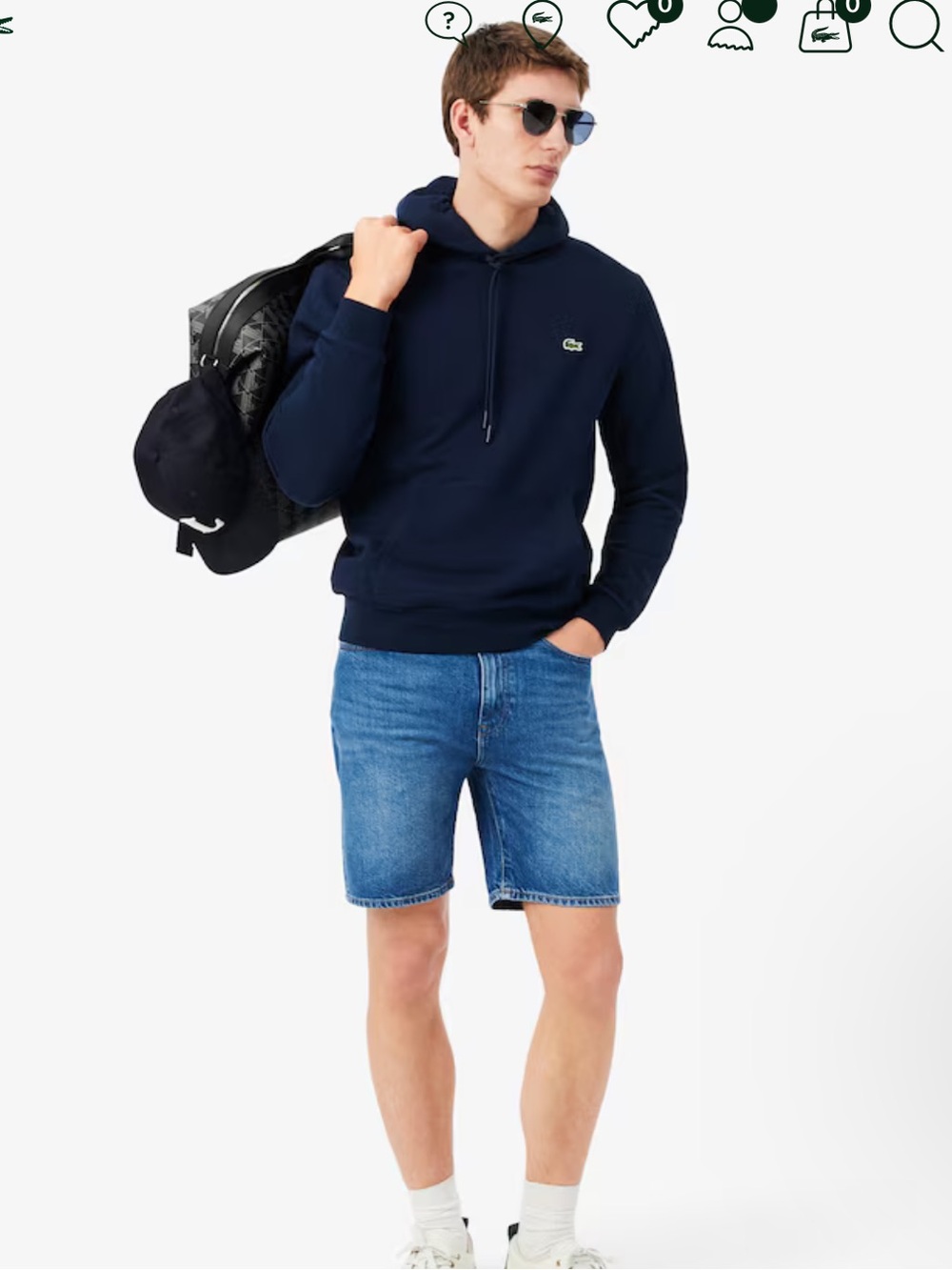 Lacoste hooded sweatshirt